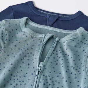 3-6 Months Cloud Island Zipper Pajama Set